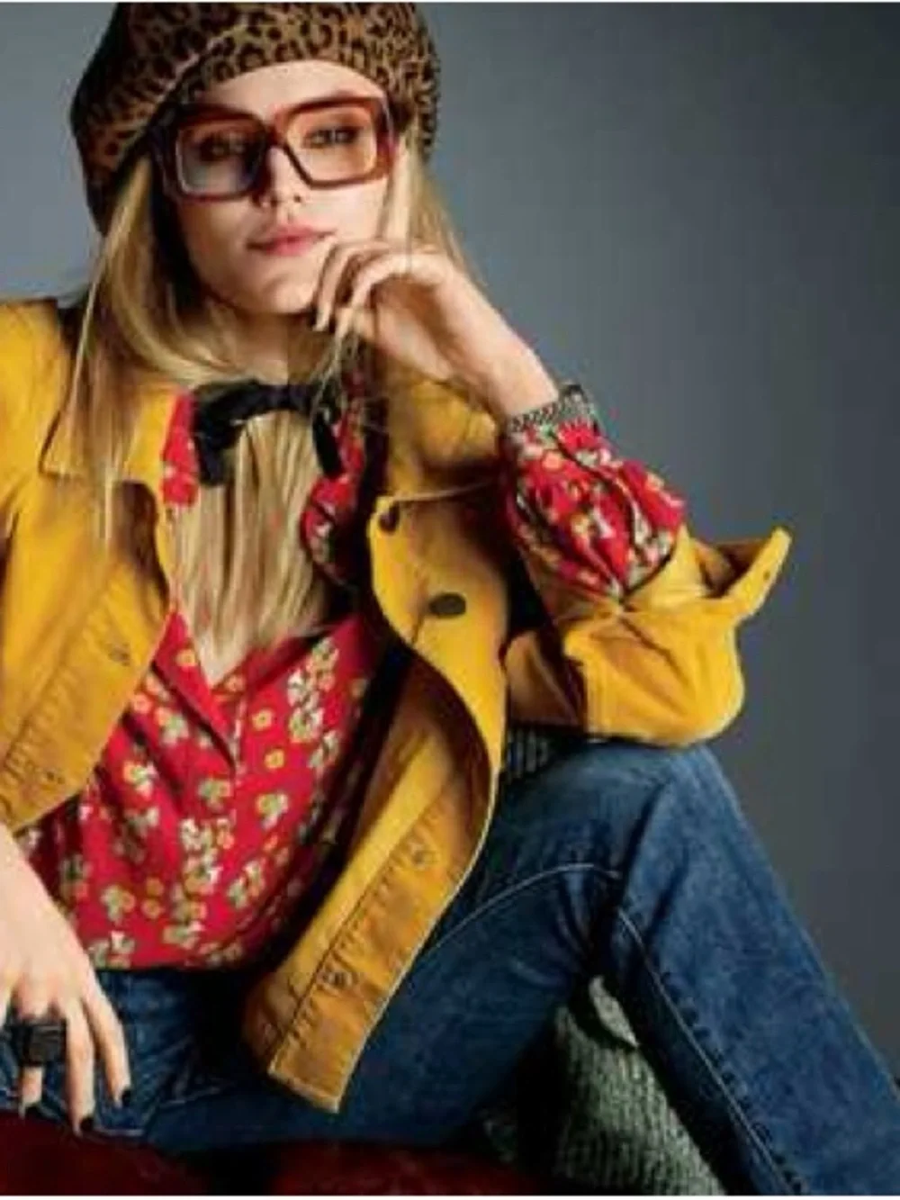 Cabi Citizen Women's Mustard Button-Front Jacket